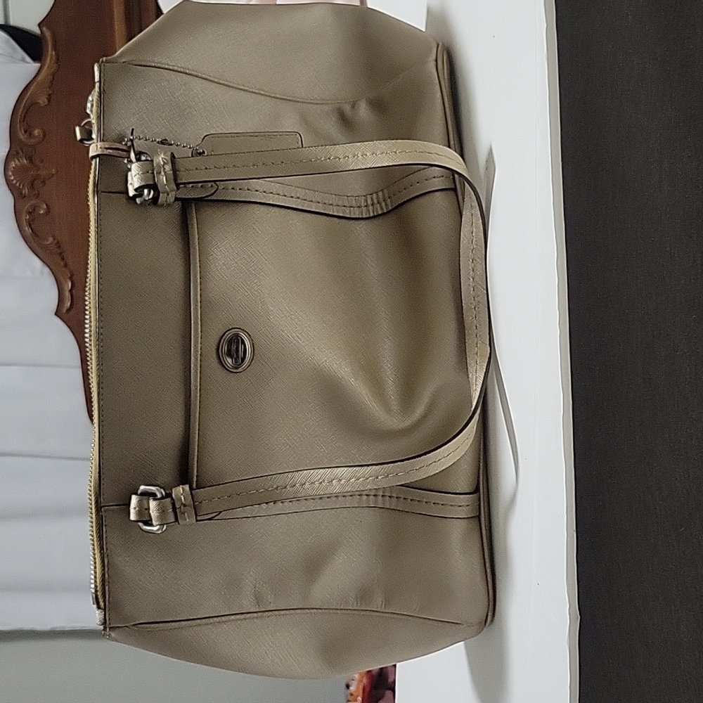COACH Purse Gold Two Handle